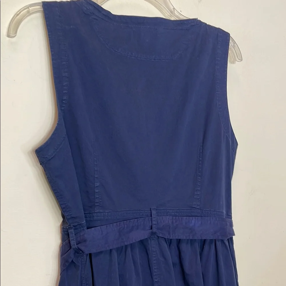 JCrew Navy Sleeveless Trench Dress